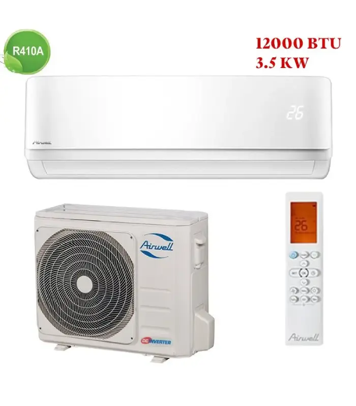 Climatiseur Split Mural Airwell 12000 btu Inverter