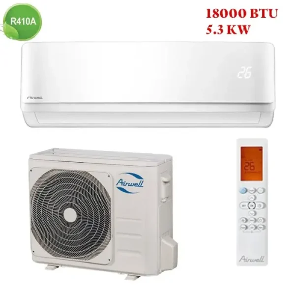 Climatiseur Split Mural Airwell 18000 btu Inverter