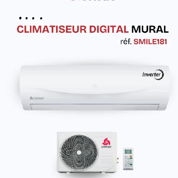 Climatiseurs split chigo inverter smile181