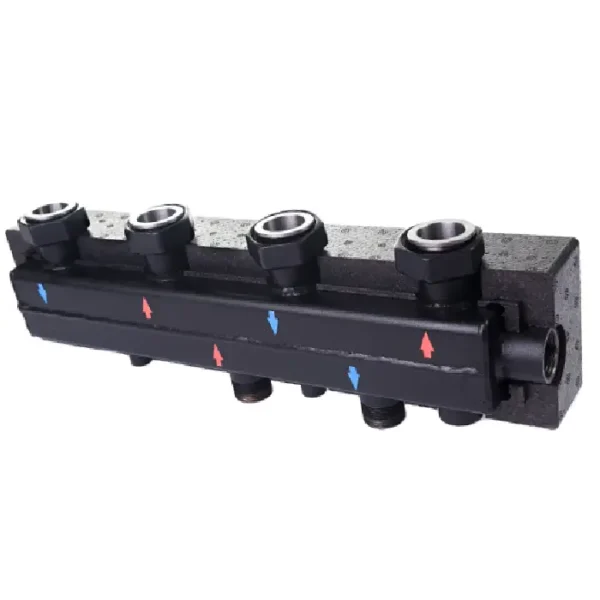 COLLECTEUR AVEC ISOLATION WOMIX 4 SORTIES C70-4F DN 25 REF 606013