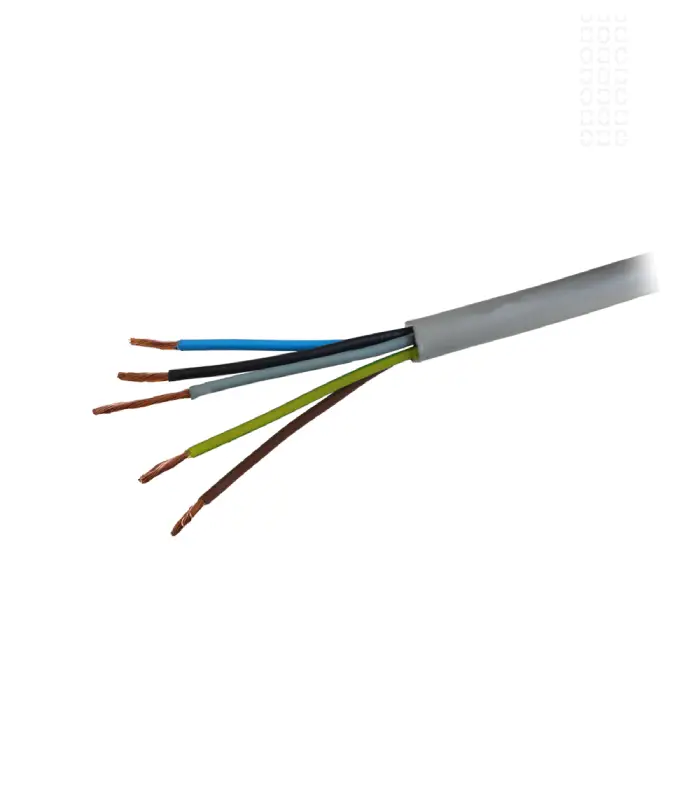 Câble NEXANS souple (U500V) 5×2.5 GRIS C100m