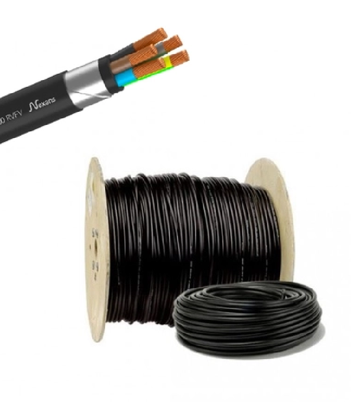 Câble Nexans Armé 4x25 mm² – Puissance et Protection au Maroc