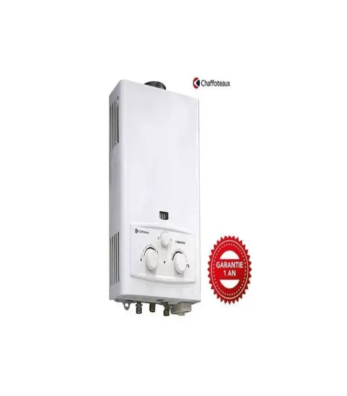 Chaffoteaux chauffe-eau a gaz 6l leon