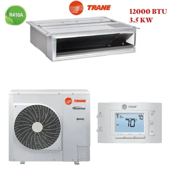 Climatiseur guainable trane inverter 12000btu