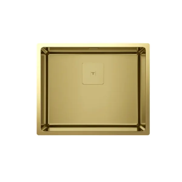 Évier une cuve en inox TEKA PVD couleur laiton