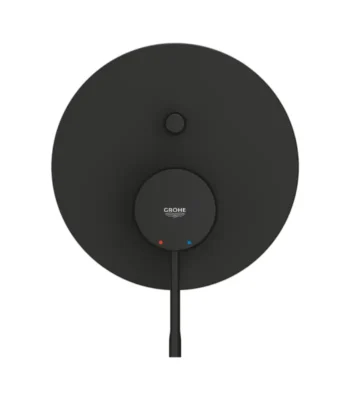 Facade mitigeur douche grohe 2 sortie noir 24167KF1