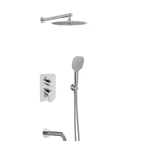 Kit douche encastre ronde ramon soler 3 voie