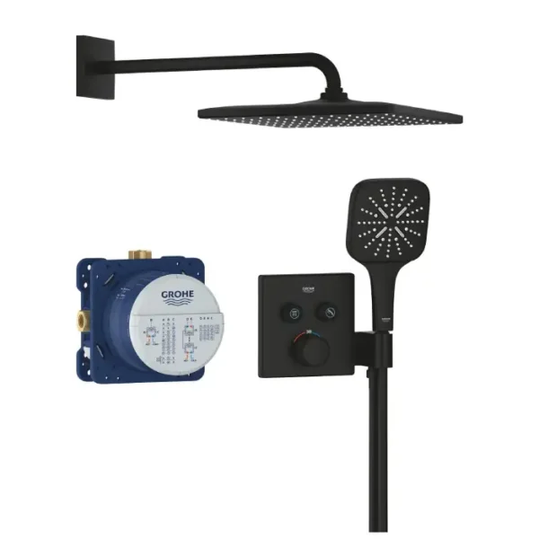 Kit mitigeur34865KF0 smartcontrol carre noir