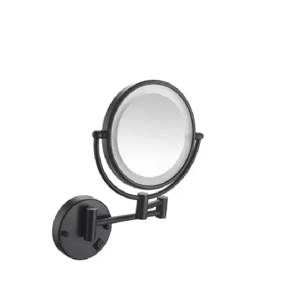 Miroir grossissant 8″ led noir