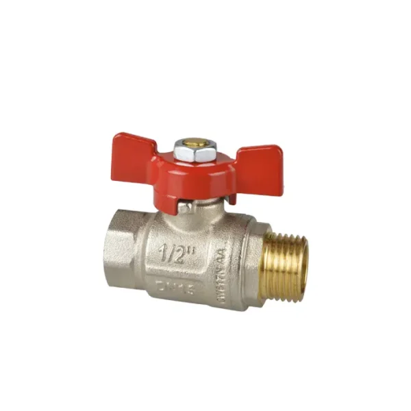 Robinet à boisseau sphérique droit à passage intégral – filetage de raccordement M/F ICMA