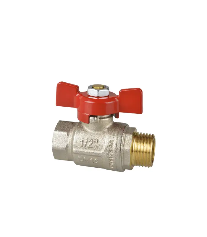 Robinet à boisseau sphérique droit à passage intégral – filetage de raccordement M/F ICMA