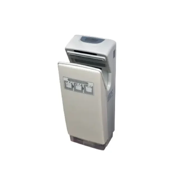 Seche mains a air pulse blanc/silver toledo