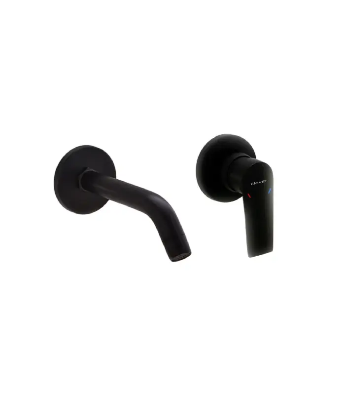 mitigeur lavabo encastre noir Clever 61133