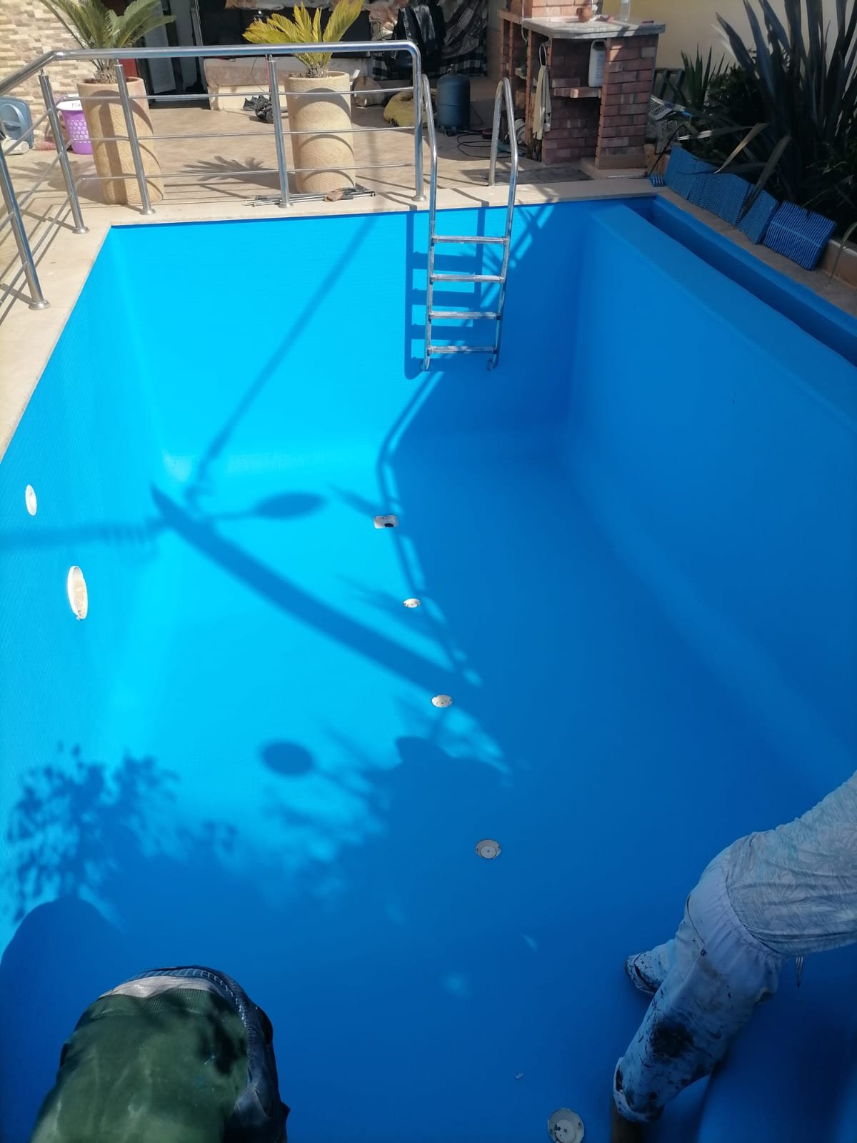 Construction piscine - étape structure