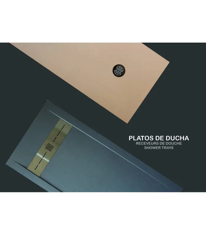 Rceveur douche stone ibani bath 80×90 couleur