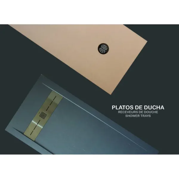 Rceveur douche slate ibani bath 90x120 couleur