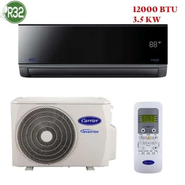 Climatiseur Carrier Inverter 12000 Btu Black Mirror
