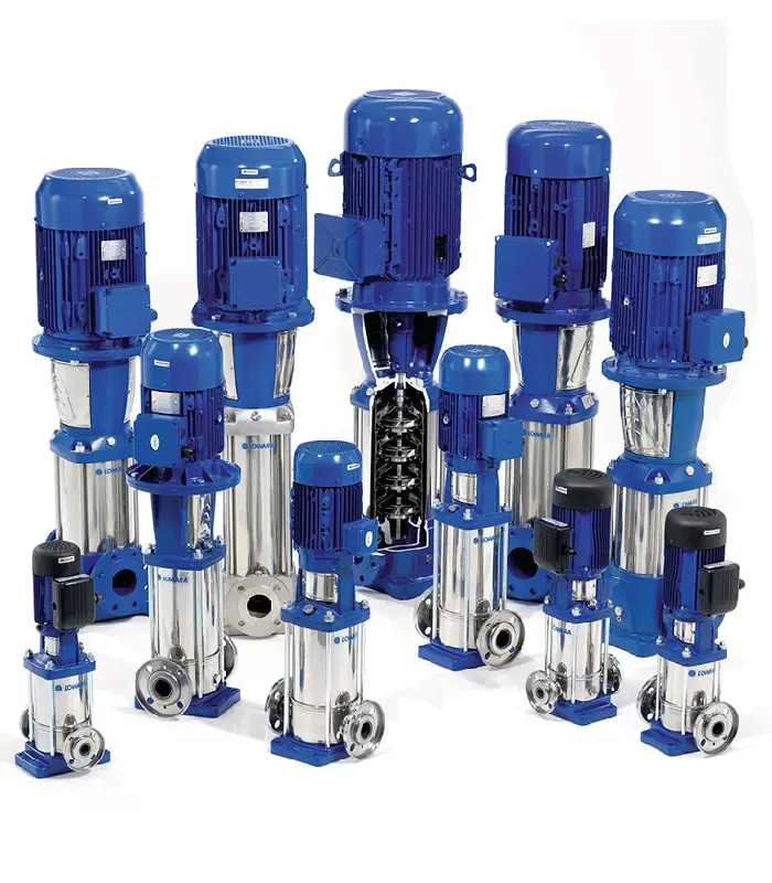 Pompes multicellulaires verticales LOWARA Pompes multicellulaires verticales LOWARA