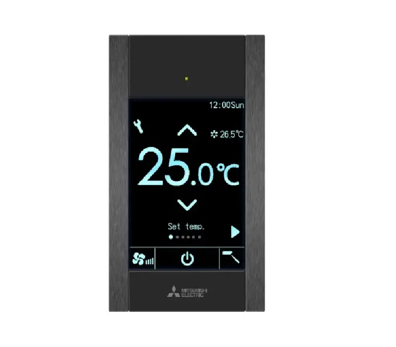 Télécommande tactile bluetooth noir mitsubishi