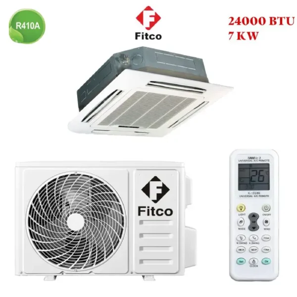 Climatiseur Cassette Fitco Inverter 24000 BTU