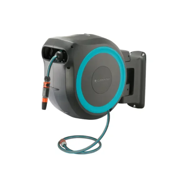 Dévidoir automatique mural RollUp L 30m avec accessoires- Gardena
