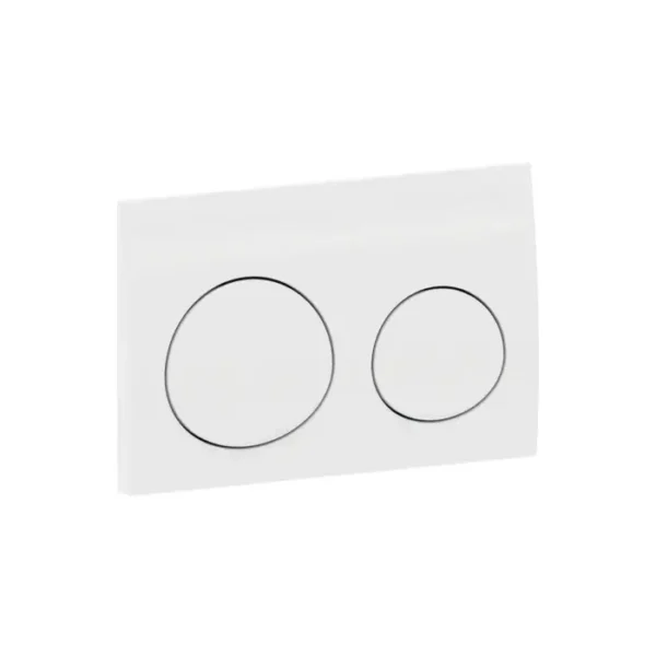 Plaque de commande geberit ALPHA 25 ROUND BLANC 115.040.11.5