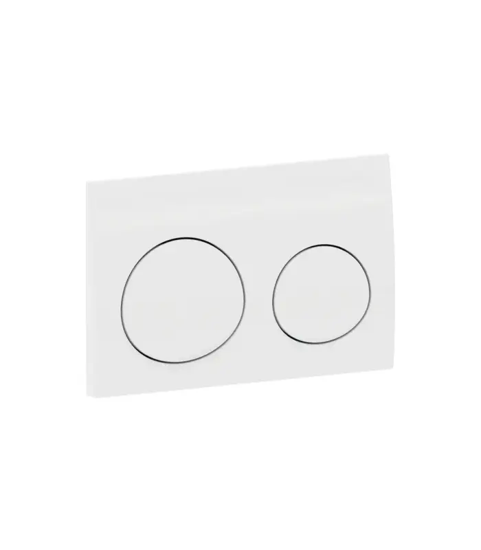 Plaque de commande geberit ALPHA 25 ROUND BLANC 115.040.11.5