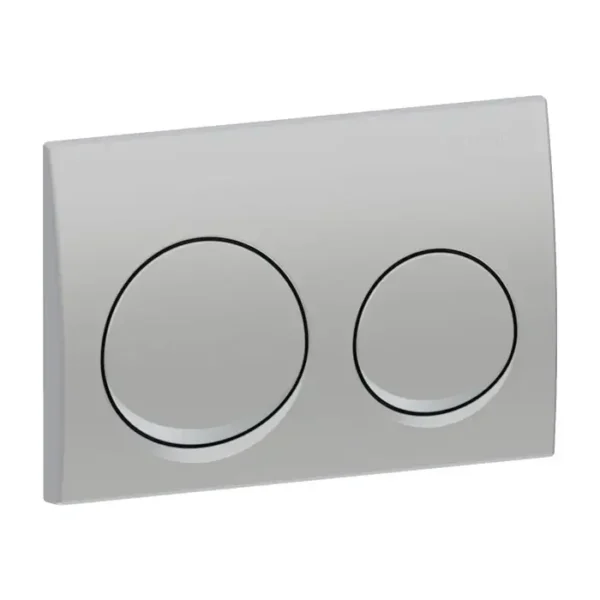 Plaque de commande geberit ALPHA 25 ROUND CHROME MAT 115.040.46.5