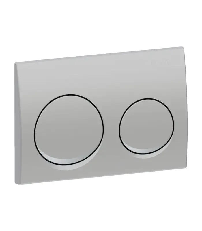 Plaque de commande geberit ALPHA 25 ROUND CHROME MAT 115.040.46.5