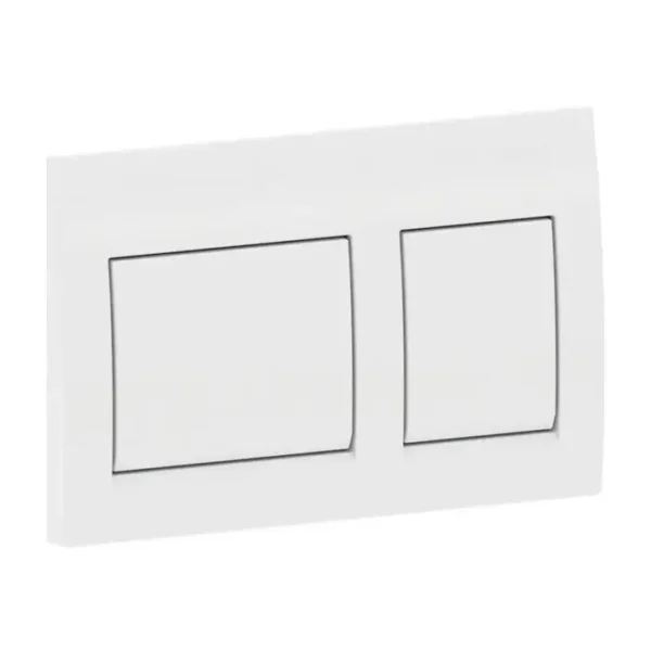 Plaque de commande geberit ALPHA 25 SQUARE BLANC115.045.11.5