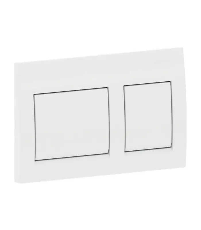 Plaque de commande geberit ALPHA 25 SQUARE BLANC115.045.11.5