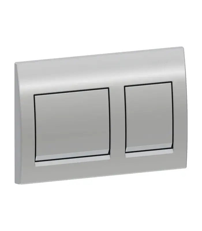 Plaque de commande geberit ALPHA 25 SQUARE CHROME BRILLANT 115.045.21.5